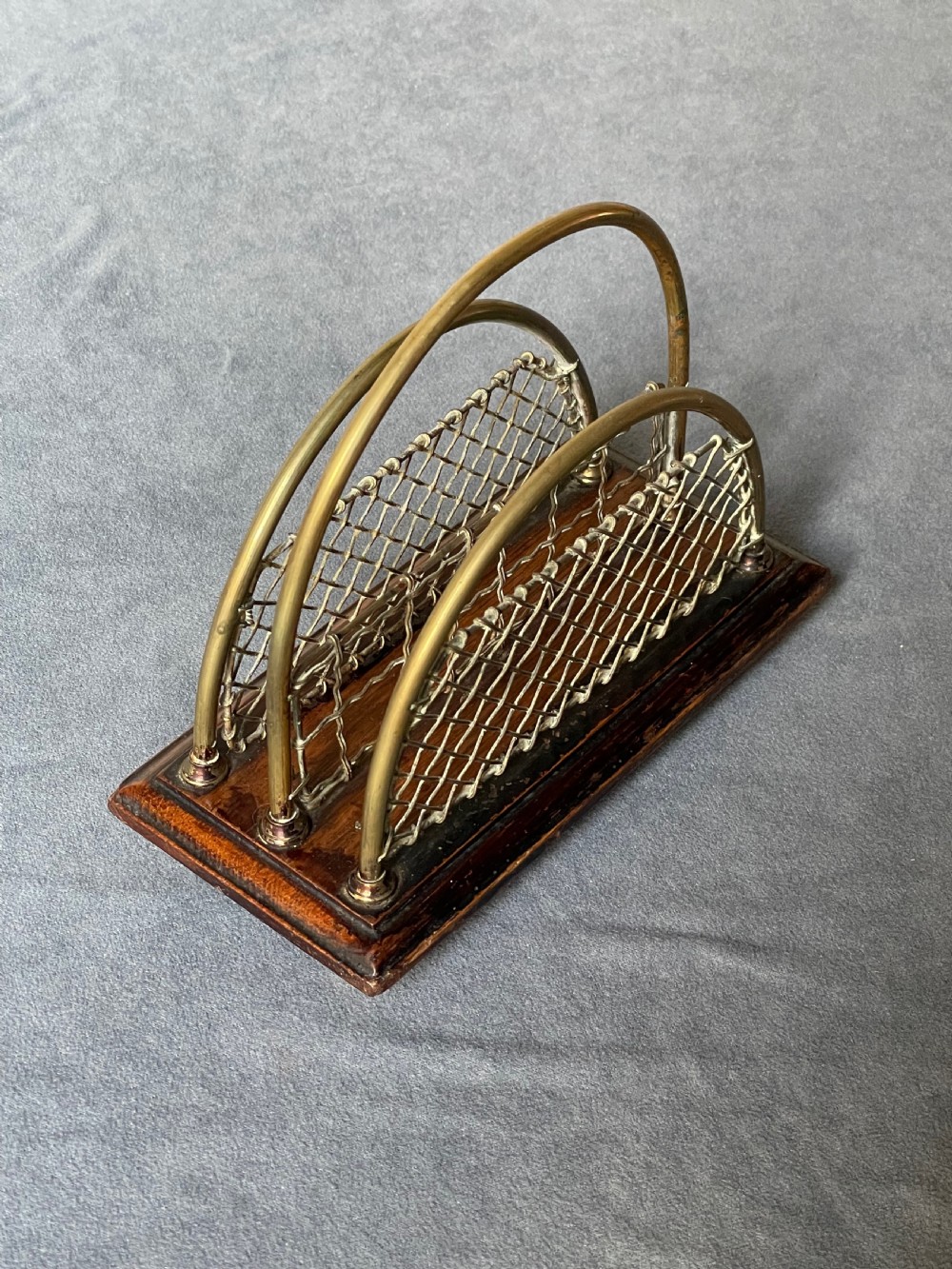 Desk-top accessory: an Edwardian letter rack View V