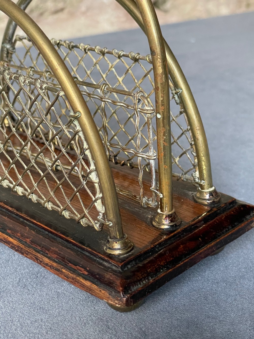 Desk-top accessory: an Edwardian letter rack View VII