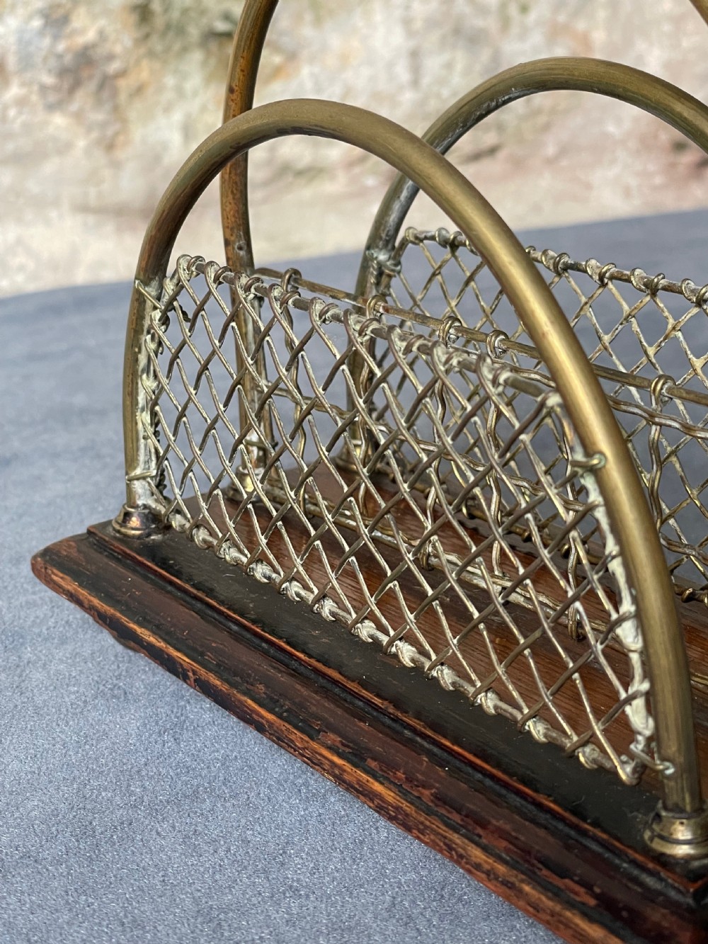 Desk-top accessory: an Edwardian letter rack View VIII