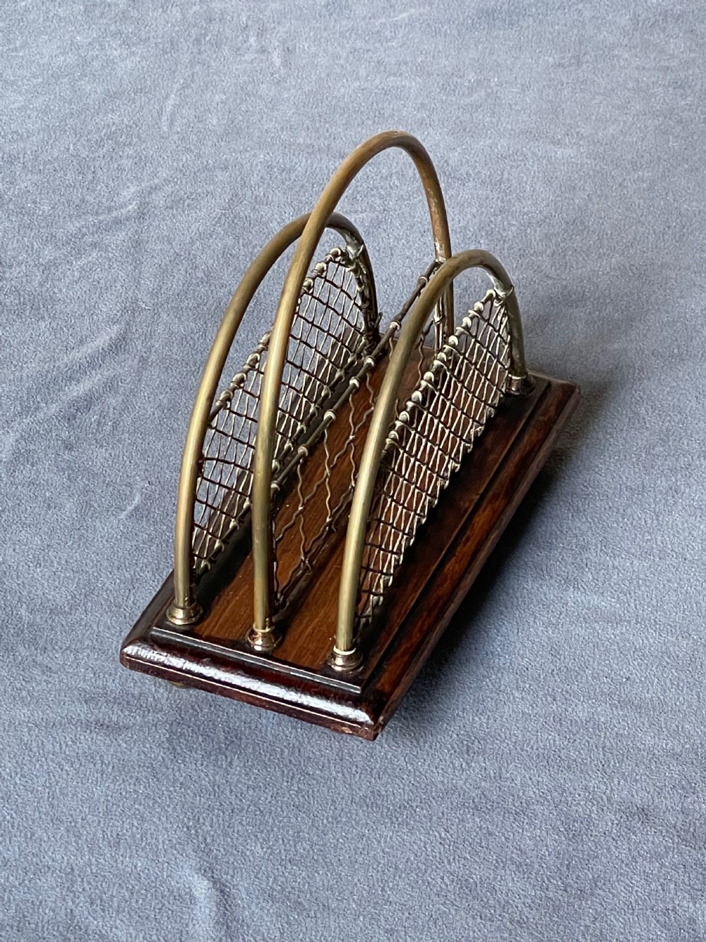 Desk-top accessory: an Edwardian letter rack View IX