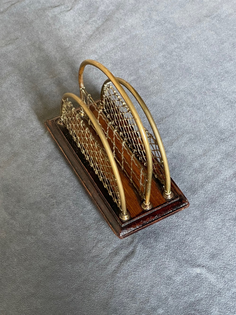 Desk-top accessory: an Edwardian letter rack View X