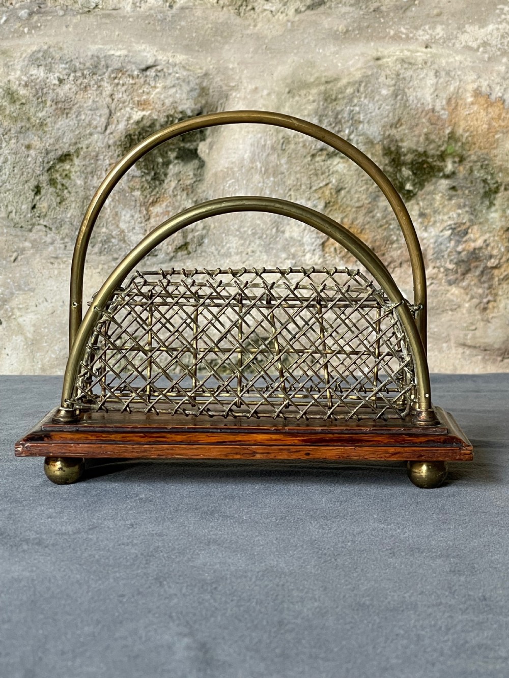 Desk-top accessory: an Edwardian letter rack View XIII