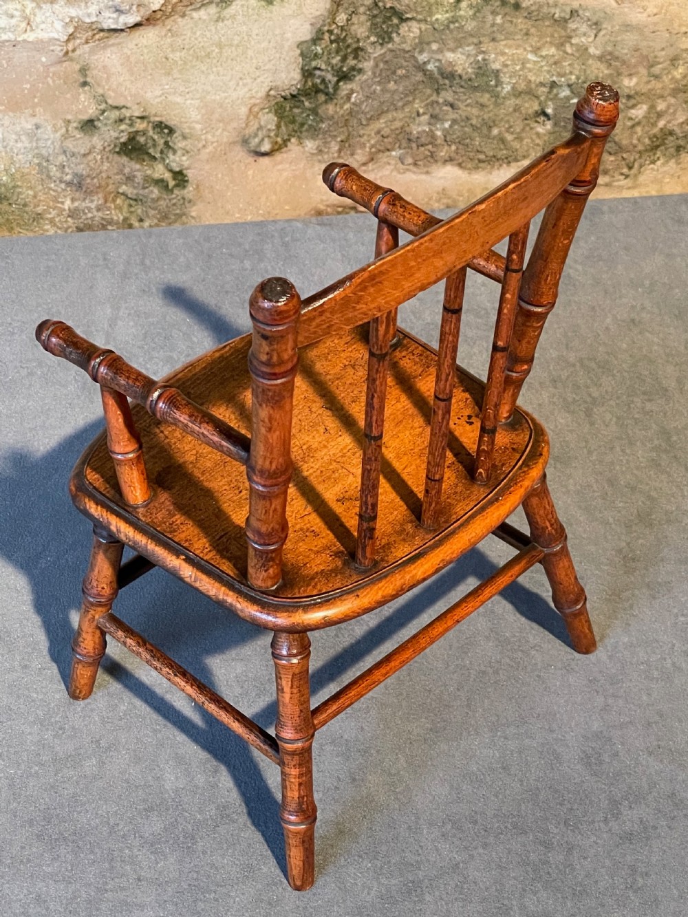 Beautiful Victorian Miniature Chair View XI