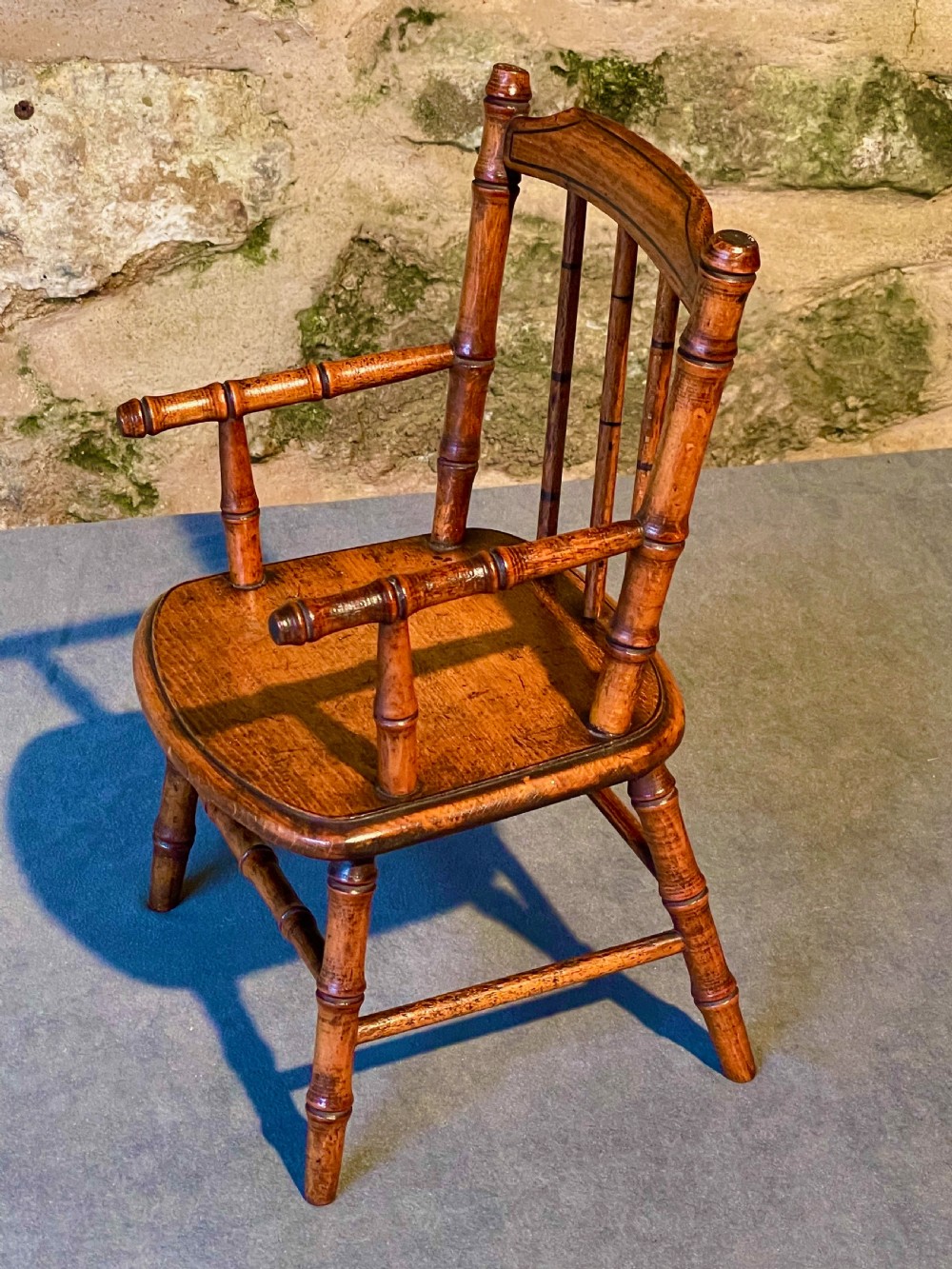 Beautiful Victorian Miniature Chair View XII