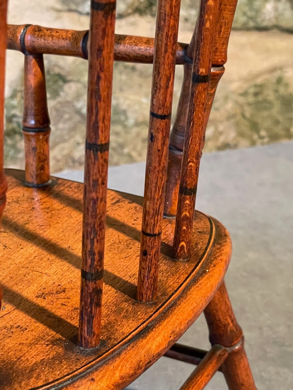Beautiful Victorian Miniature Chair View XV