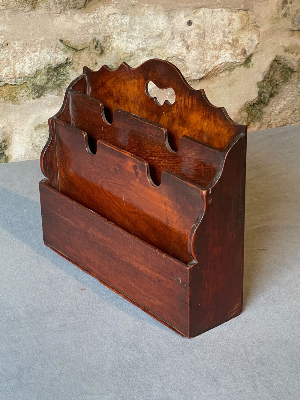 Stationery: a desk top letter rack View VI