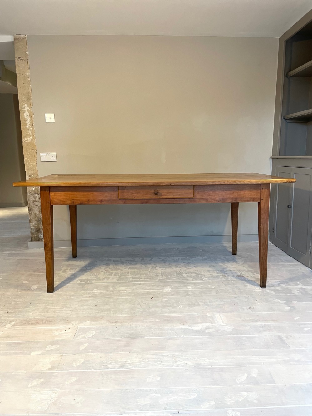 Kitchen refectory dining table View IX