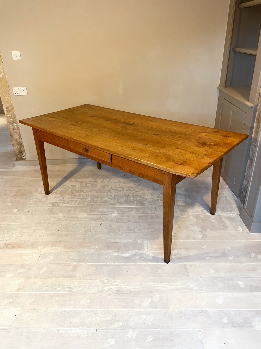 Kitchen refectory dining table View XI