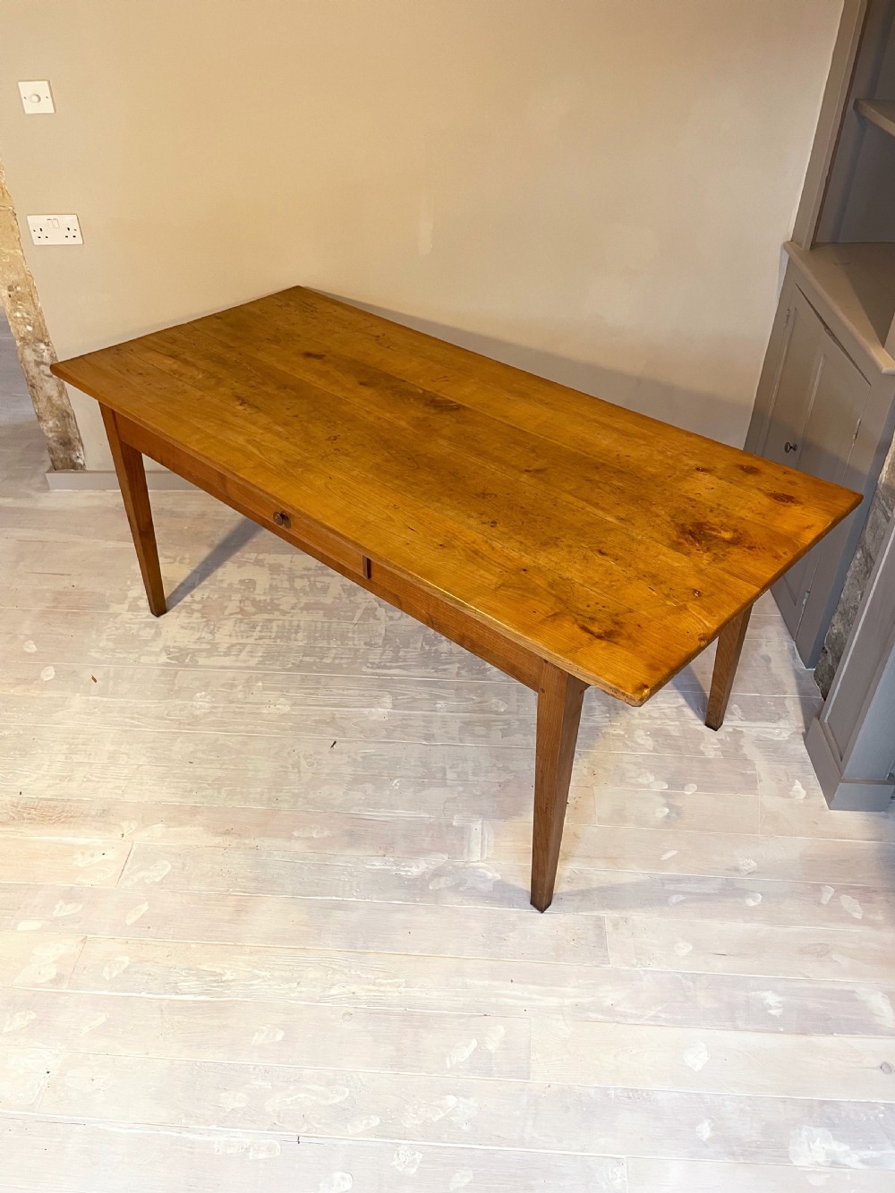 Kitchen refectory dining table View XIV