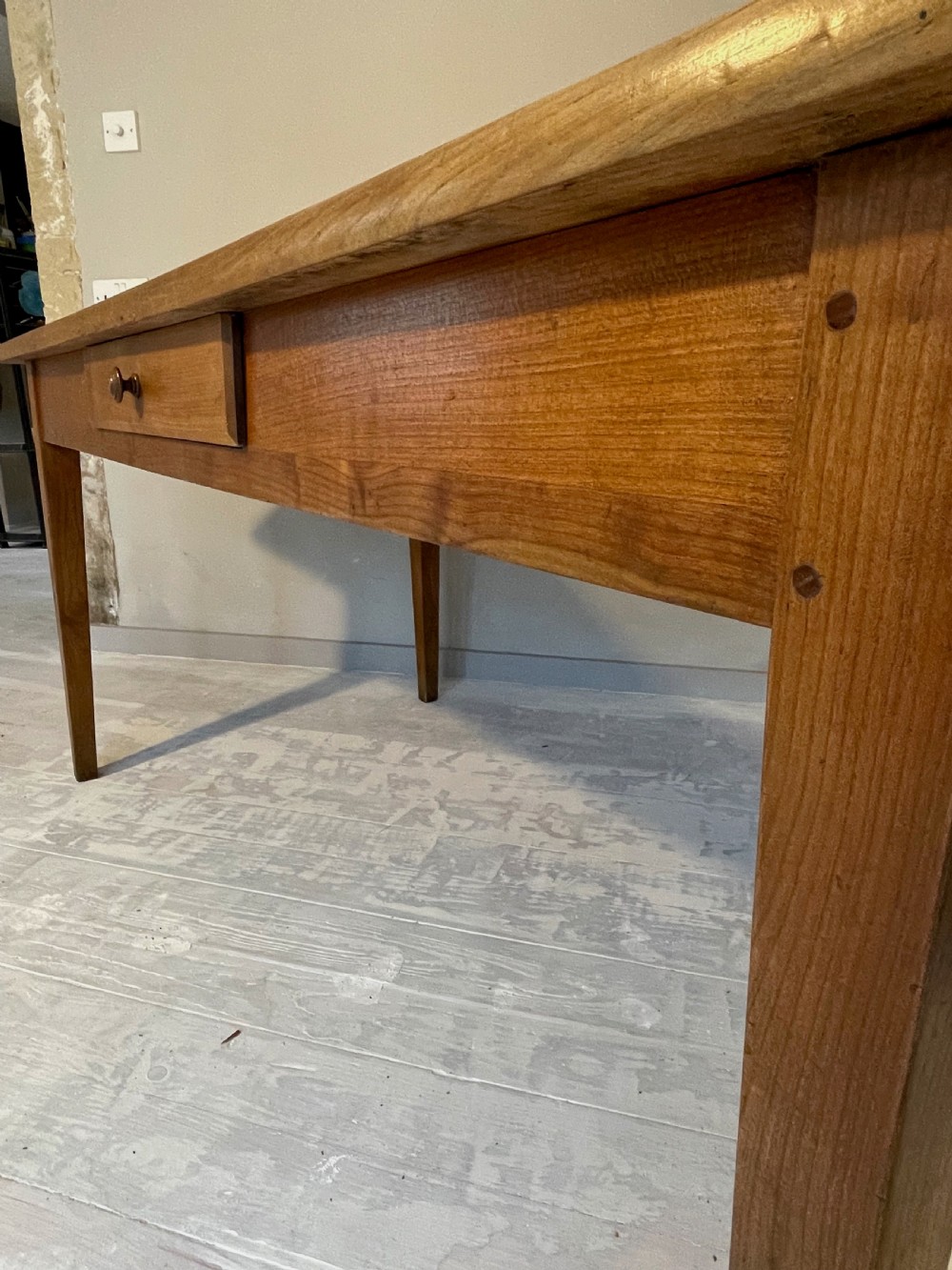 Kitchen refectory dining table View XVII