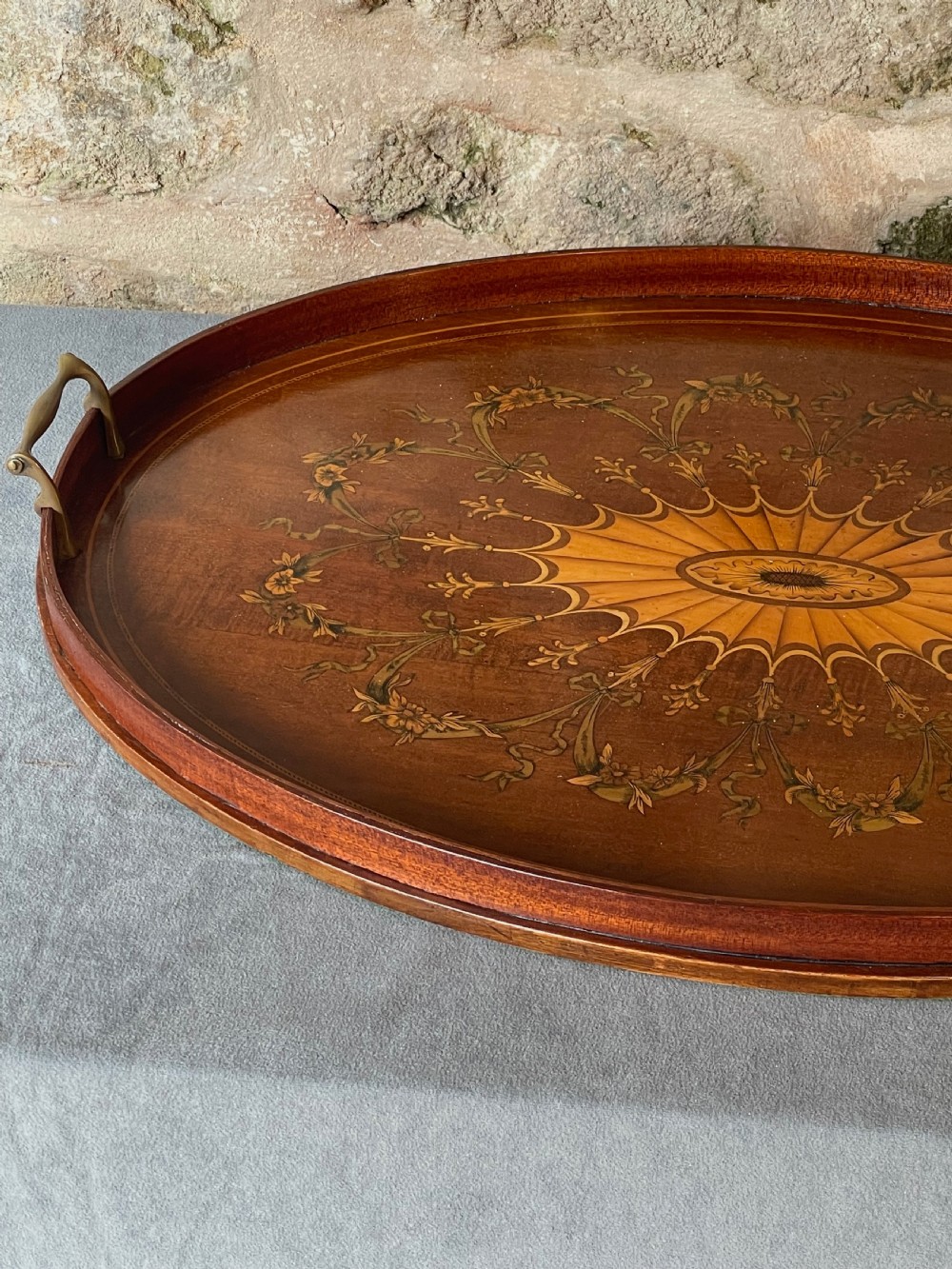 Edwardian Oval Tray View IX