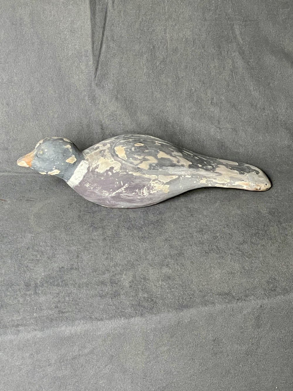 Three decoy pigeon figures View XIV