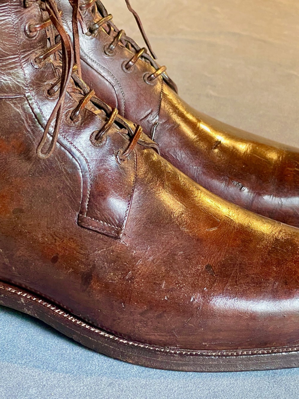 Magnificent pair of leather riding boots View VIII