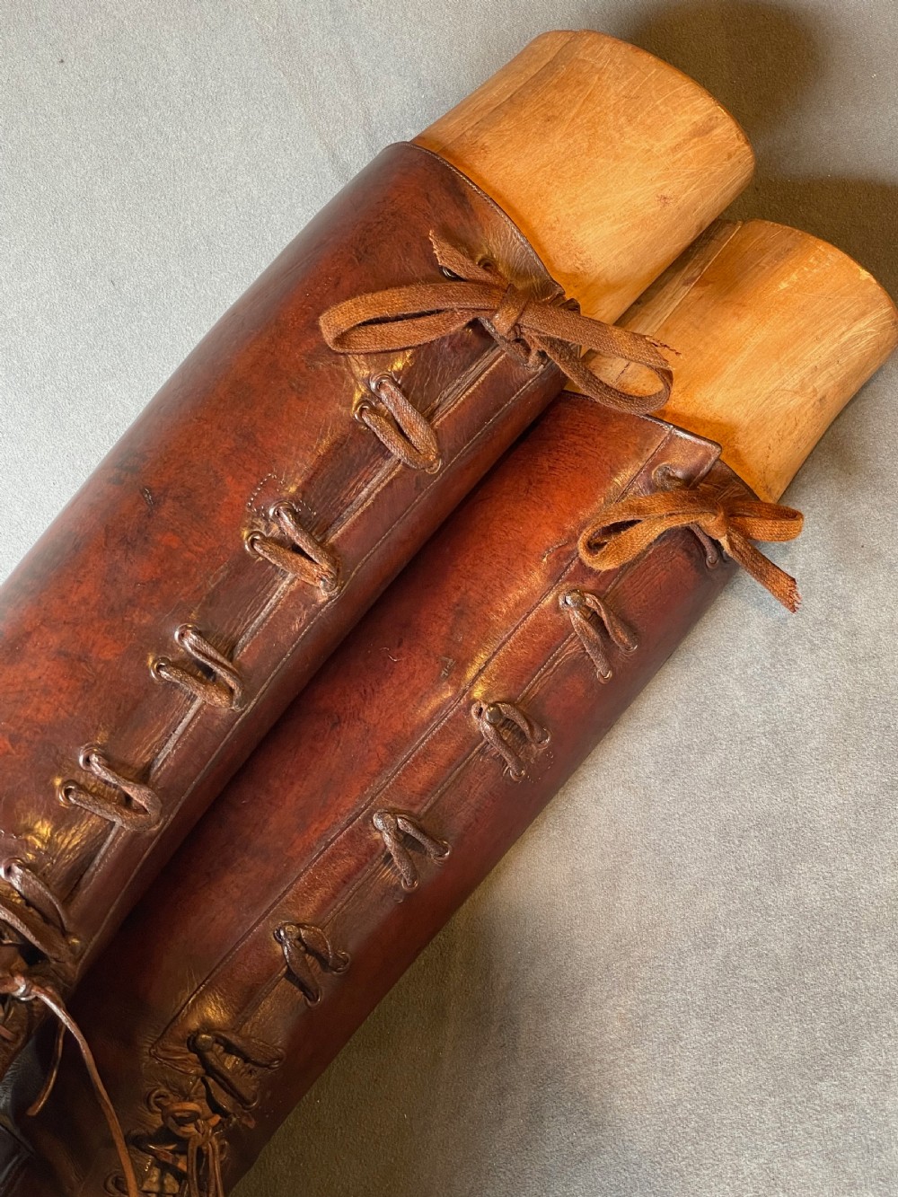 Magnificent pair of leather riding boots View XXI