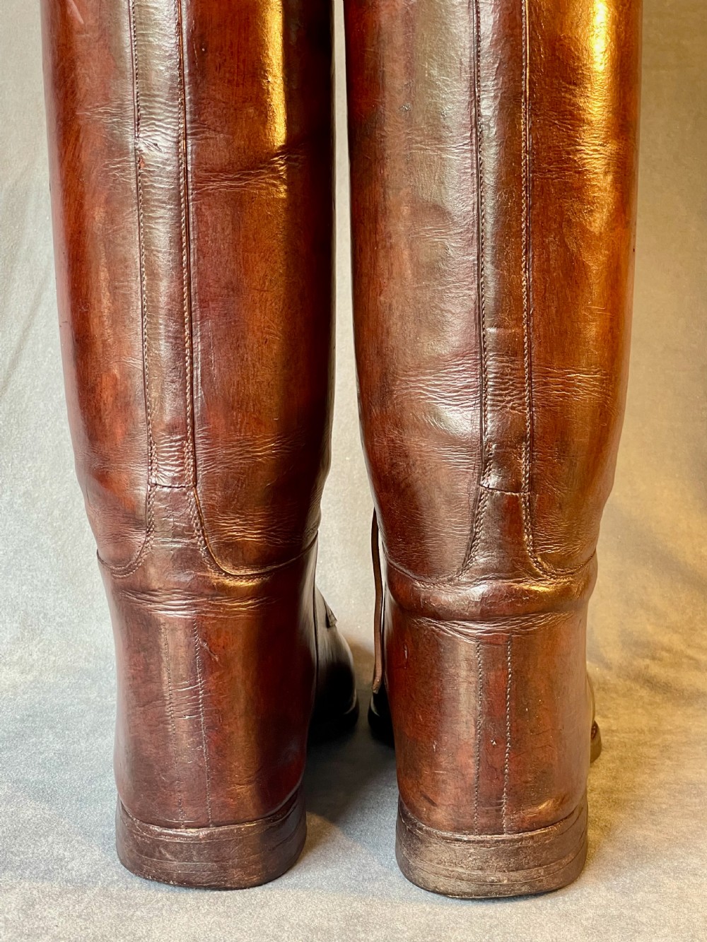 Magnificent pair of leather riding boots View XXIII