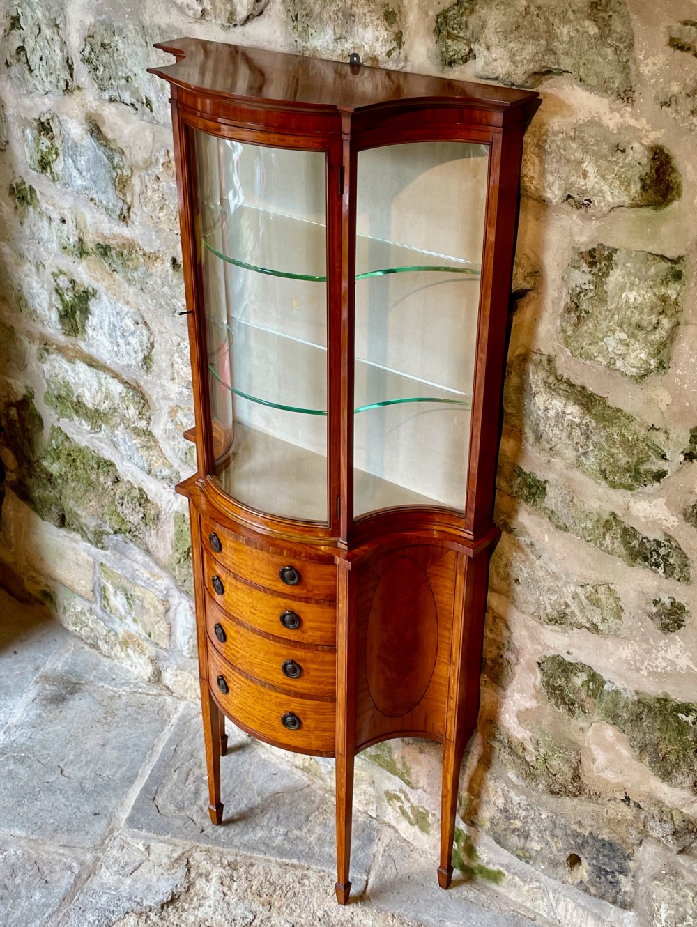 Small Edwardian Display Cabinet View VI