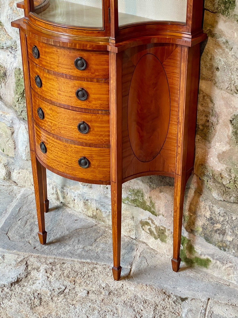 Small Edwardian Display Cabinet View VIII