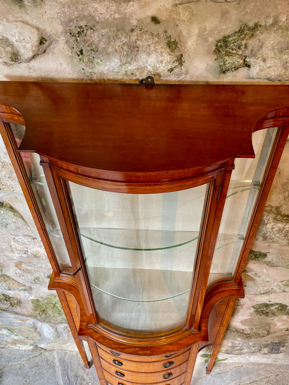 Small Edwardian Display Cabinet View XVII
