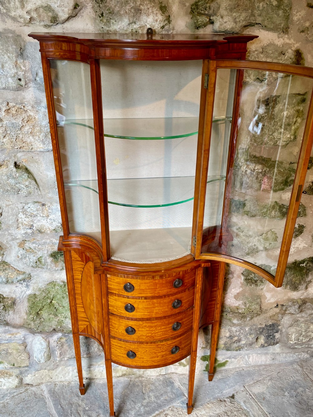 Small Edwardian Display Cabinet View XVIII