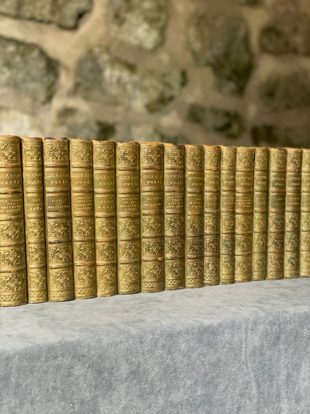 Sixteen Leather Bound Books View IV