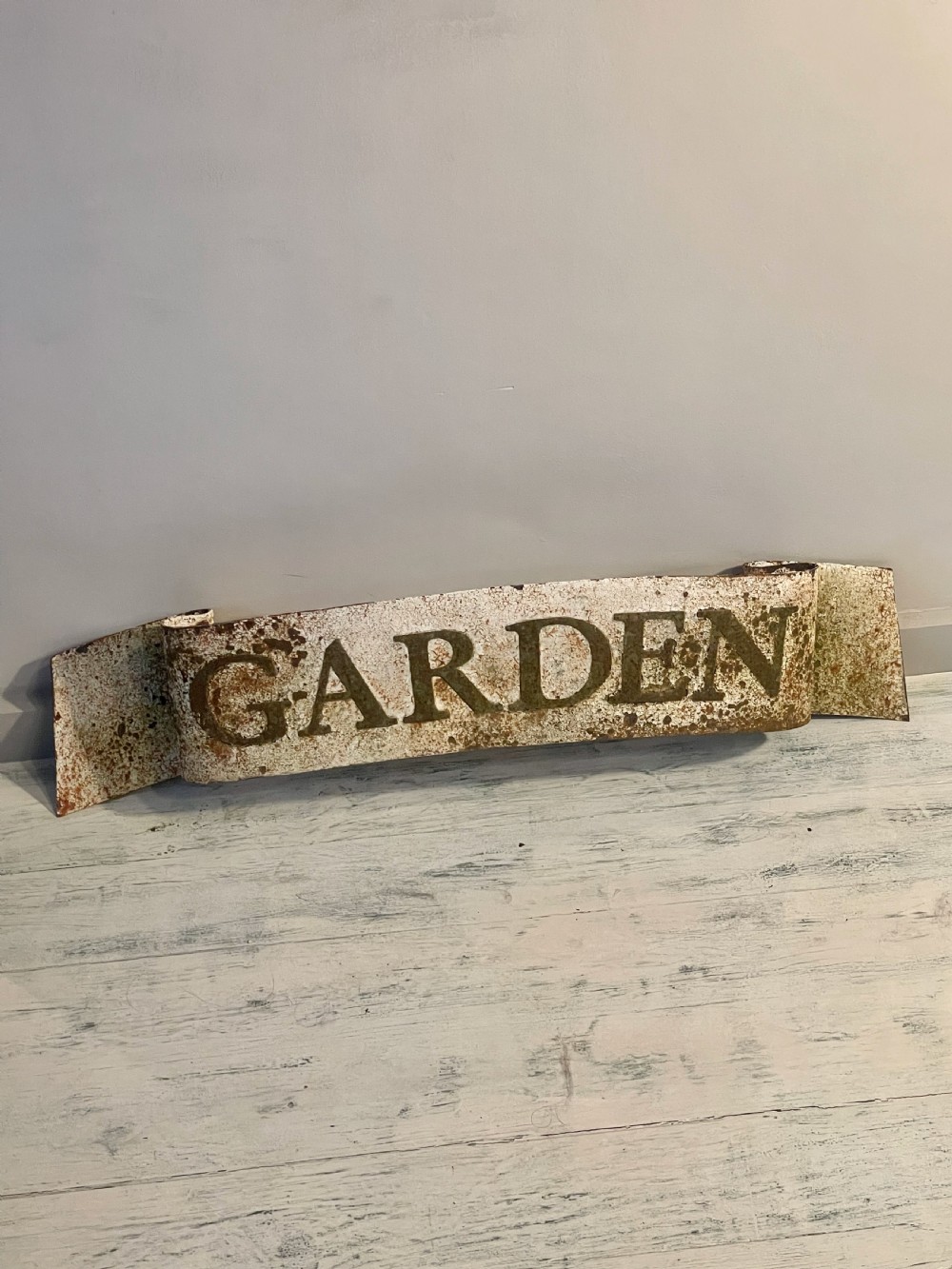 Painted wall-hanging sign View III