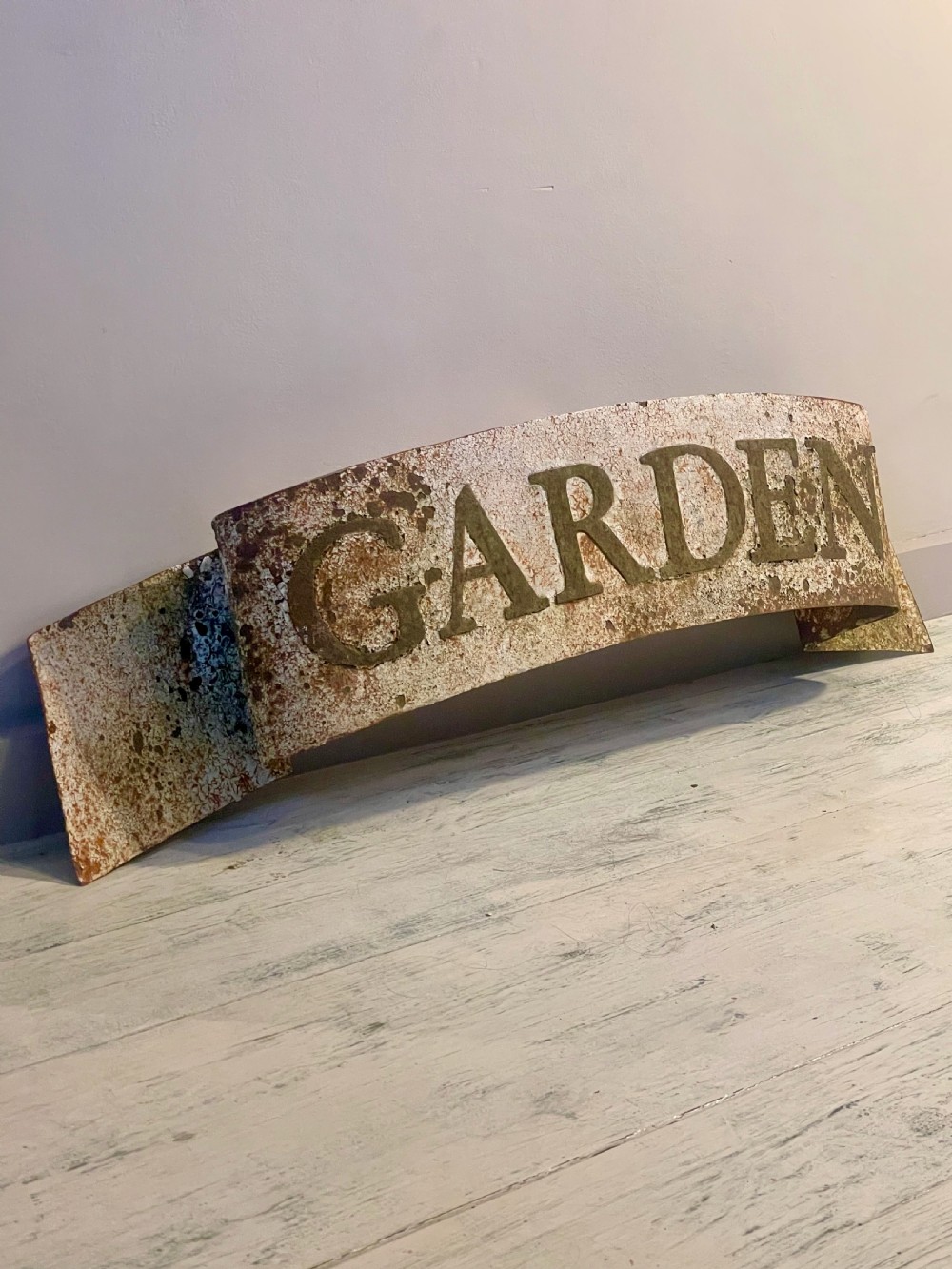 Painted wall-hanging sign View IV