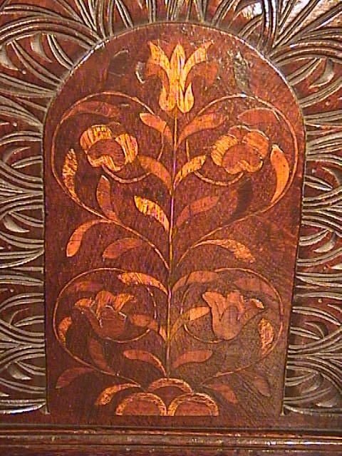fig 1. 17th Century Oak & Marquetry Coffer c.1660