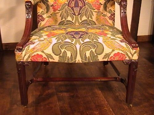 fig 3. George III Mahogany Gainsborough Armchair c.1760