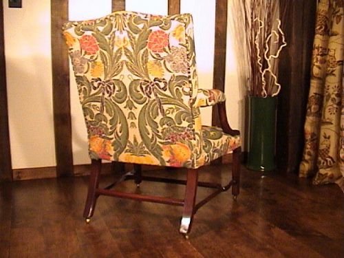 fig 4. George III Mahogany Gainsborough Armchair c.1760