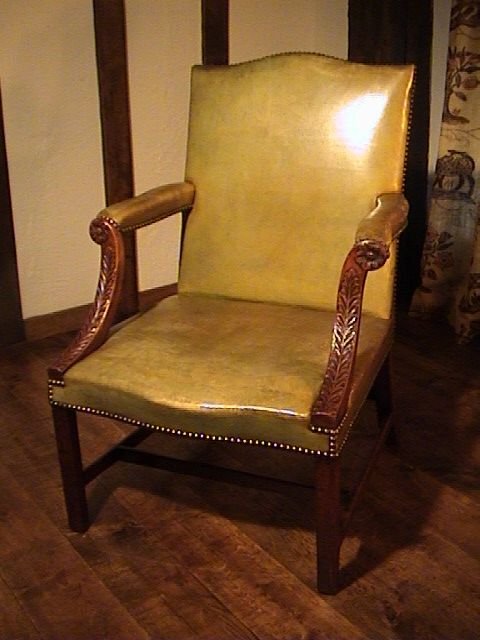 George II Gainsborough Armchair in the Manner Giles Grendey C. 1750
