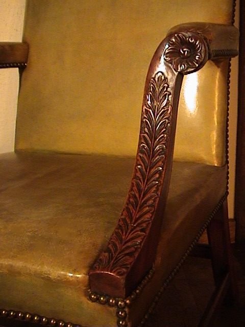 fig 2. George II Gainsborough Armchair in the Manner Giles Grendey c. 1750