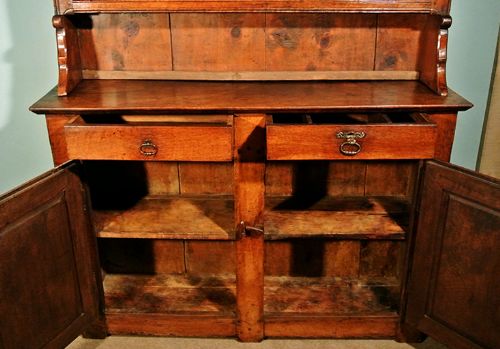 fig 3. Excellent 18th Century Joined Fruitwood Dresser c. 1770