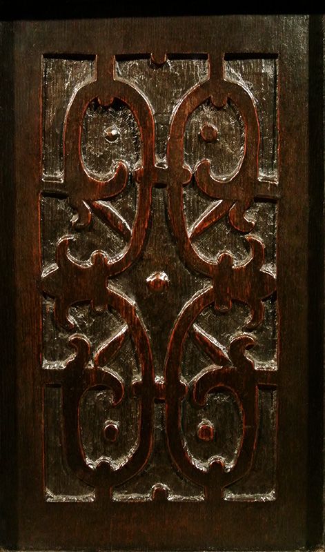 fig 1. James I Joined Oak Coffer