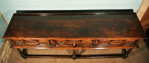 fig 3. Charles II Oak Dresser with Superb Colour and Patina c.1670