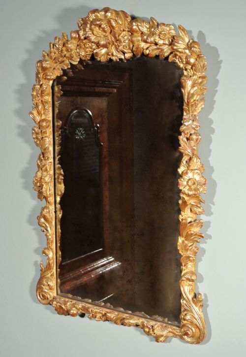 Superb Quality Carved Regency Giltwood Mirror C. 1825