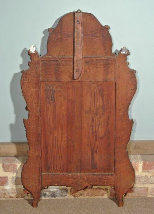 fig 4. Queen Anne Giltwood Mirror with Samuel Pepys Provenance and Original Plates