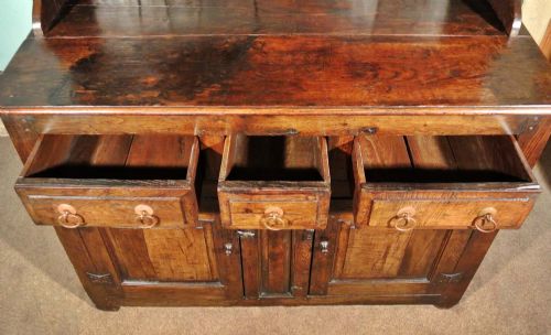 fig 2. Charming 18th Century Chestnut Dresser c. 1760