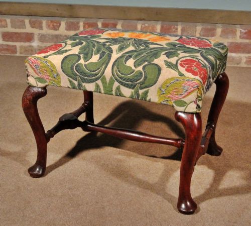 Beautiful George I Walnut Stool C. 1710