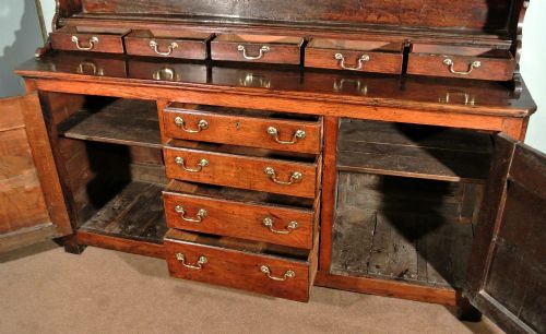fig 2. Final Chance!! George II Oak and Elm Original Dresser c.1750