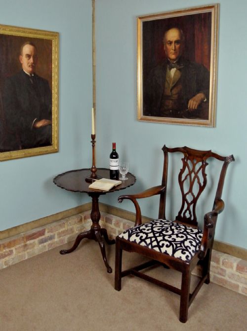 fig 2. George III Cuban Mahogany Gentleman's Armchair in the Chippendale Manner  c.1765