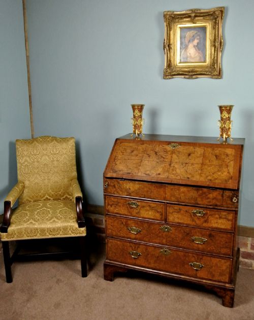fig 3. Small and Beautiful George II Walnut Bureau c. 1740