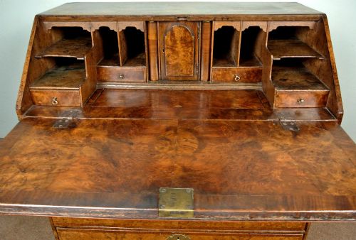 fig 4. Small and Beautiful George II Walnut Bureau c. 1740