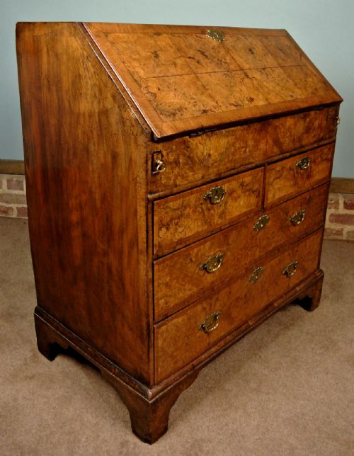 fig 5. Small and Beautiful George II Walnut Bureau c. 1740