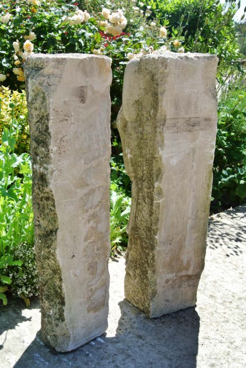 fig 4. Mystery 18th Century Carved Limestone Angels