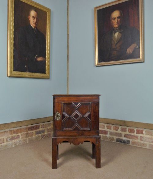fig 1. Lovely 17th Century Oak Spice Cabinet c.1670
