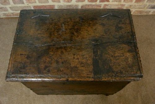 fig 2. Small and Wonderful James I Boarded Chest Coffer c.1620