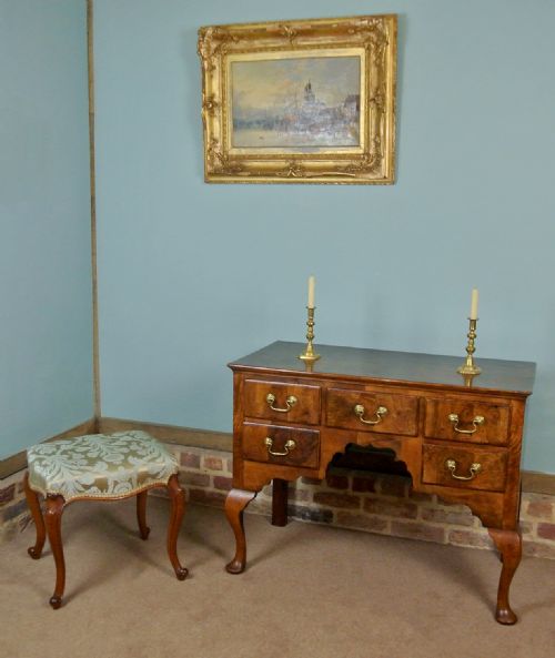 fig 1. Good Georgian Walnut Lowboy c. 1750