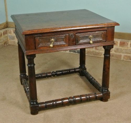 Fabulous Cromwellian Oak Centre Table C. 1650