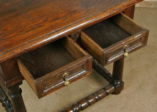 fig 2. Fabulous Cromwellian Oak Centre Table c. 1650