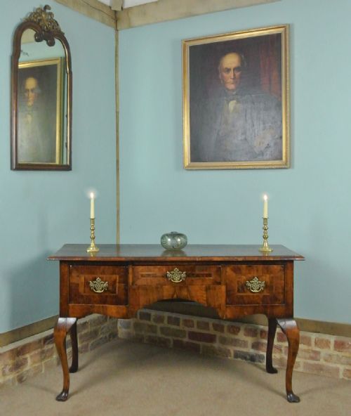 fig 1. Superb Georgian Walnut Dresser with Trifid Feet c. 1740